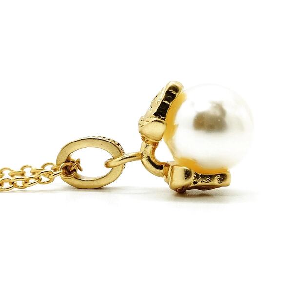 Versace Mothet of Pearl Gold Medusa Necklace - Picture 3 of 10